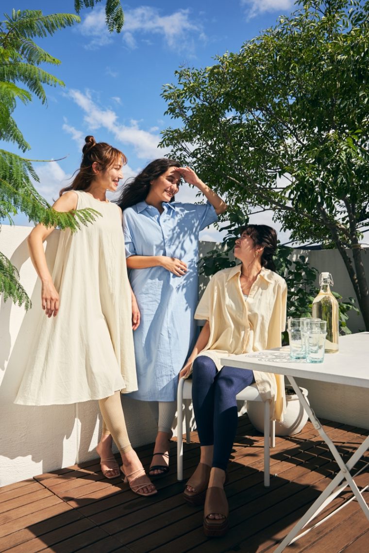 ベルシアーリブステッチはムレずに快適